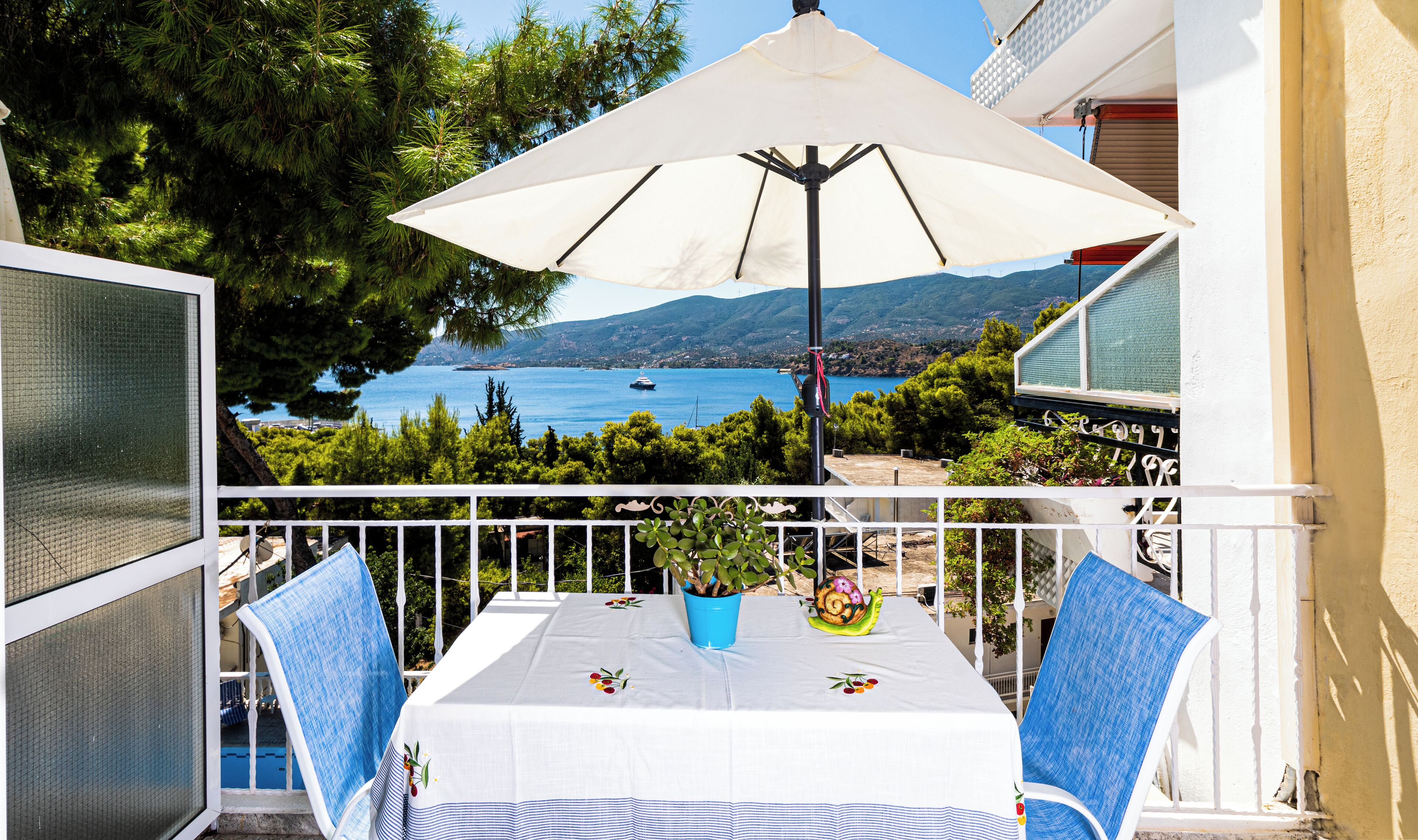 Klassiek appartement | Terras