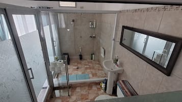 Towels, soap, toilet paper
