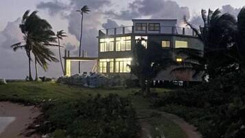 Front of property – evening/night