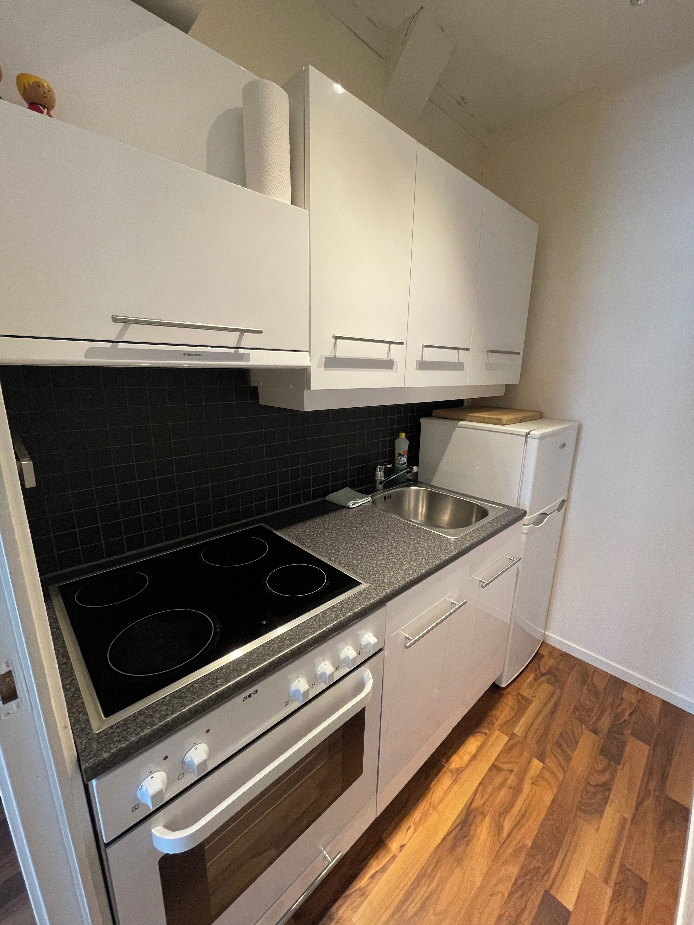 Fridge, oven