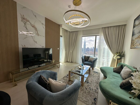 Apartment | Living area - Remarkable 1-bed Apartment in Dubai (Dubai)