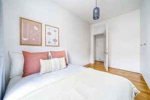 Appartement | 2 slaapkamers, een strijkplank/strijkijzer, gratis wifi, beddengoed