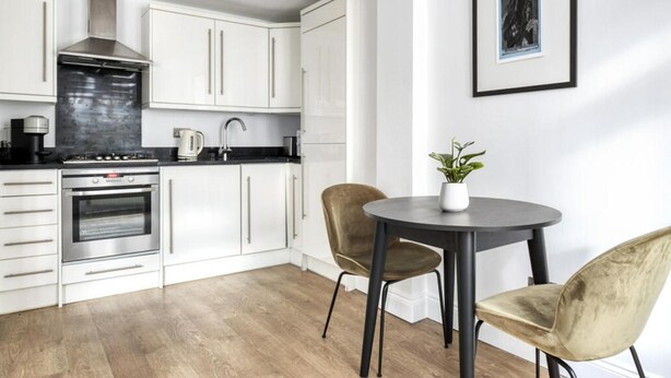 Fridge, microwave, oven, stovetop - Central London 2 Beds (London)