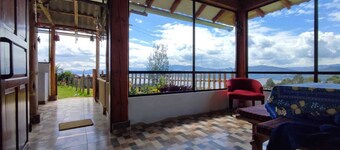 La Esperanza viewpoint overlooking the entire Tominé Reservoir.