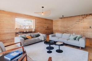 Living area - Luxueux Chalet Daltitude (Montgenèvre)