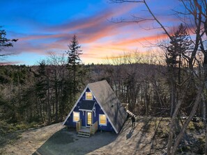 Exterior - A-Frame with Hot Tub Firepit  Oceanfront Pets (Machiasport)