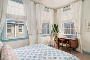 Desk, iron/ironing board, travel crib, WiFi
