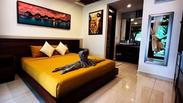 Deluxe Bungalow, Lagoon View | 1 bedroom, in-room safe, iron/ironing board, free WiFi