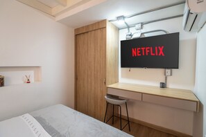 Huoneisto | 2 makuuhuonetta, tallelokero huoneessa, silitysrauta/-lauta