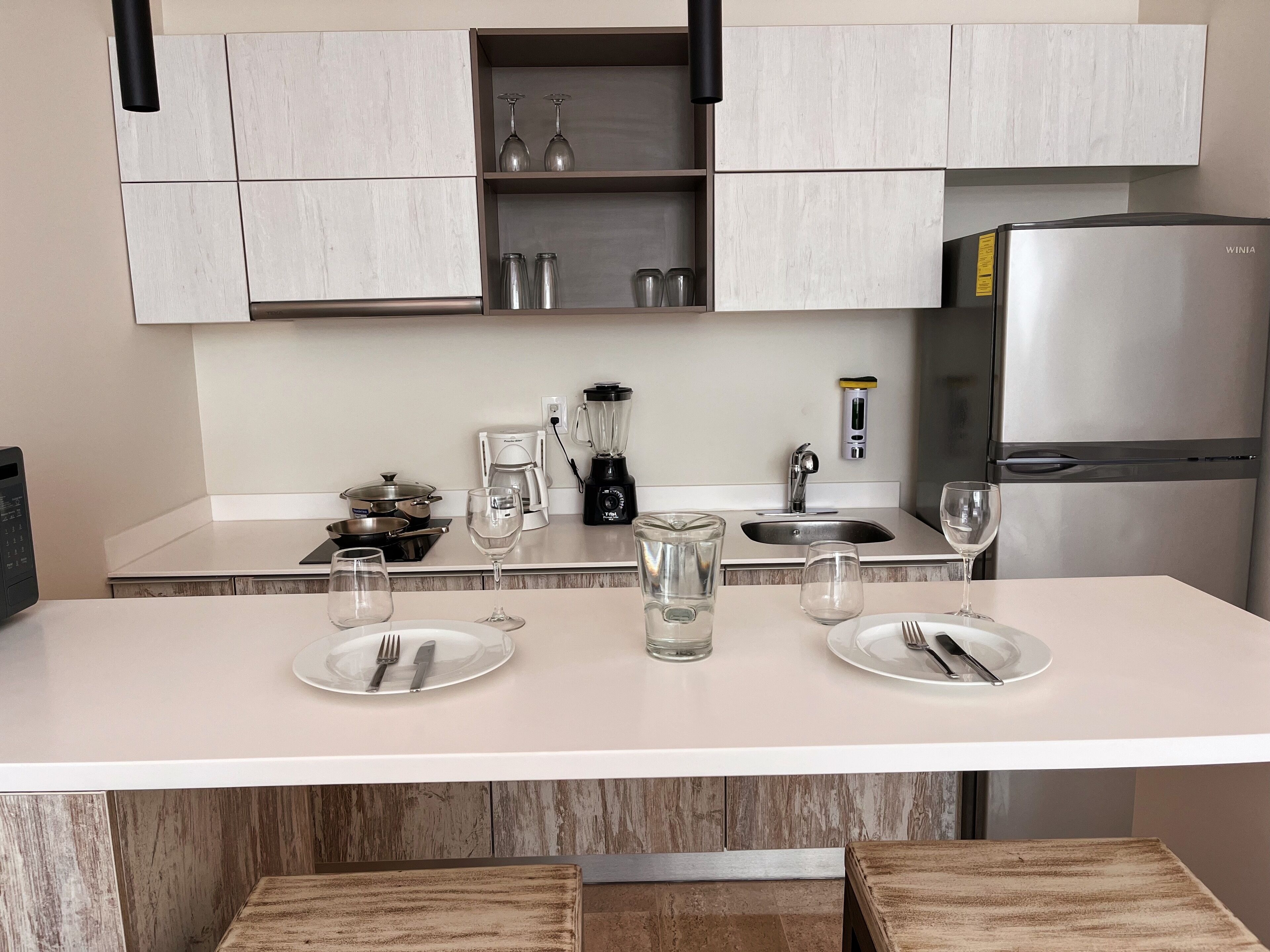 Estudio Deluxe, vista al resort | Cocina privada