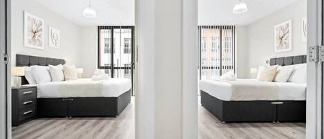 2 bedrooms, iron/ironing board, free WiFi, bed sheets