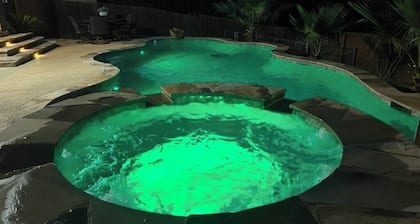 Lush 7-Bedroom, Heated pool, Spa, Home theater, Game room, St2n