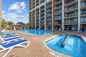 Pool - Updated Direct Oceanfront Condo with Great Amenities at Caravelle (Myrtle Beach)
