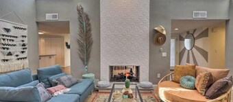 Boho-off-Broadway, fun and chic family home!

