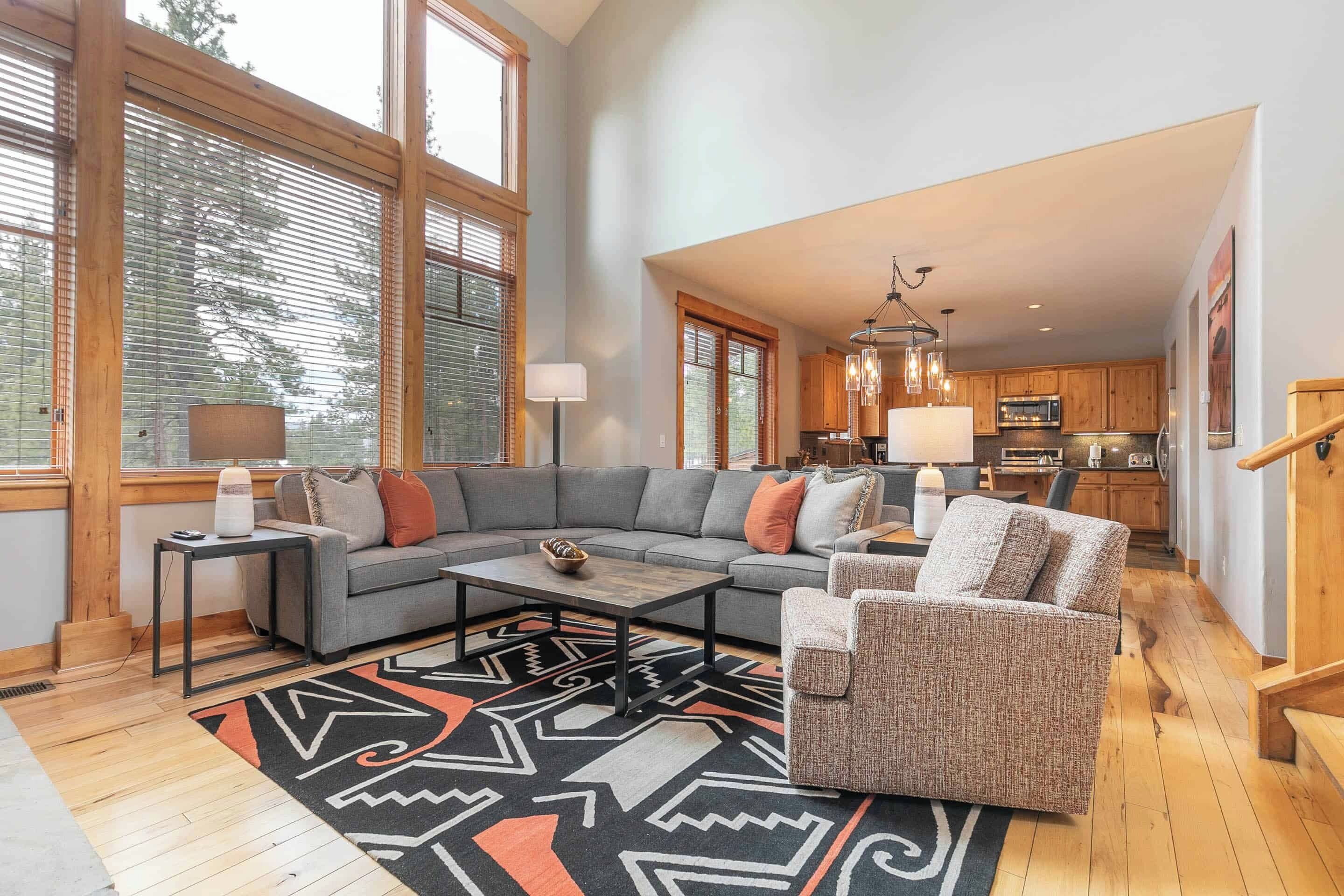 All cottages feature the same design touches with an open floor plan.