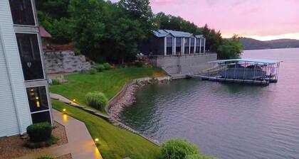 Lakefront with boat slip 2 bedroom 2 bath Condo located Lake of the Ozarks