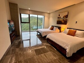 2 bedrooms, iron/ironing board, travel crib, WiFi