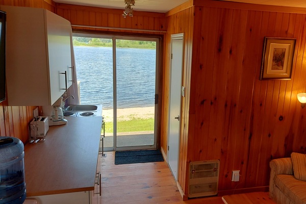 Kitchen, Living Area and View from Suite 2