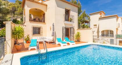 Holiday Villa Near Denia with Mountain View, Pool & Wi-Fi
