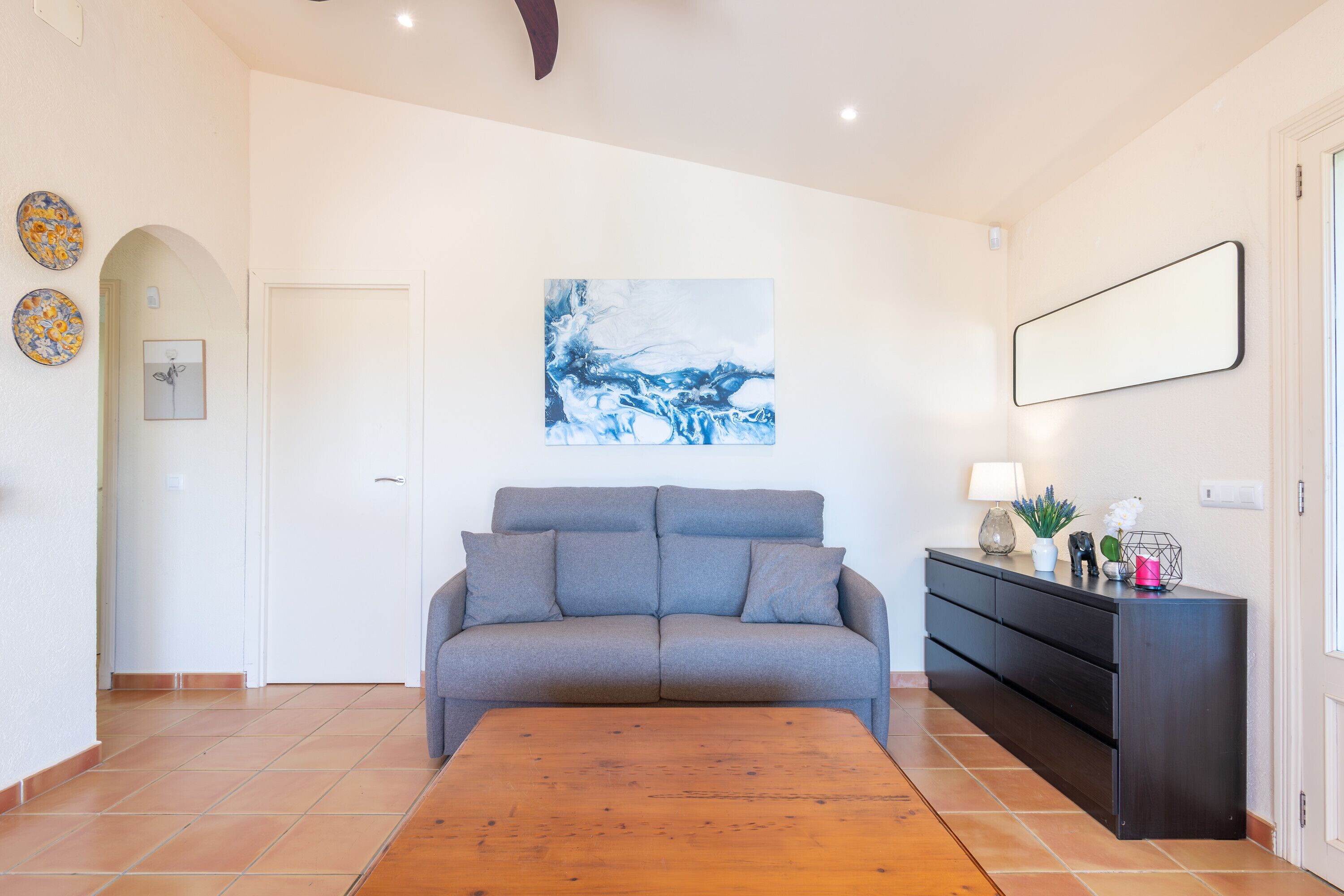 Télévision, cheminée