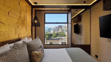 1 habitación, ropa de cama hipoalergénica, edredón y minibar
