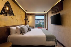 Suite Eksekutif | 1 kamar tidur, seprai antialergi, selimut bulu angsa, dan minibar