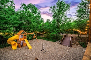 Children's area - Swim Spa Pool | Ping Pong/Pool Table, Playset, Hochatown! (Broken Bow)