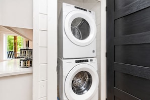 LAUNDRY ROOM | 1st Floor - Swim Spa & Game-Loaded Family Cabin | Sleeps 14 (Broken Bow)