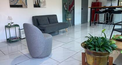 Cozy familizy-sized apartment, downstairs, with large patio - Alto Boquete