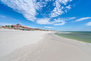 Vlak bij het strand