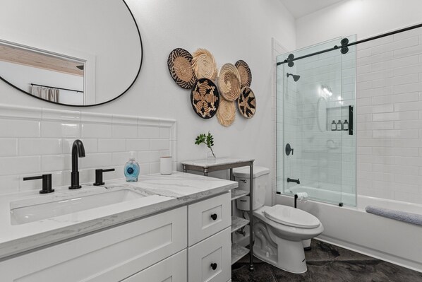 Handdoeken, zeep, shampoo