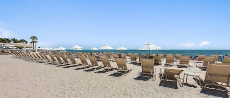 On the beach