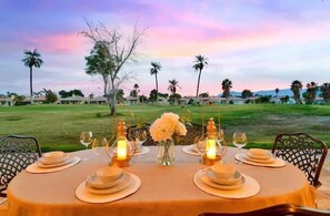 Outdoor dining