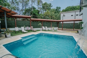 Alberca al aire libre 