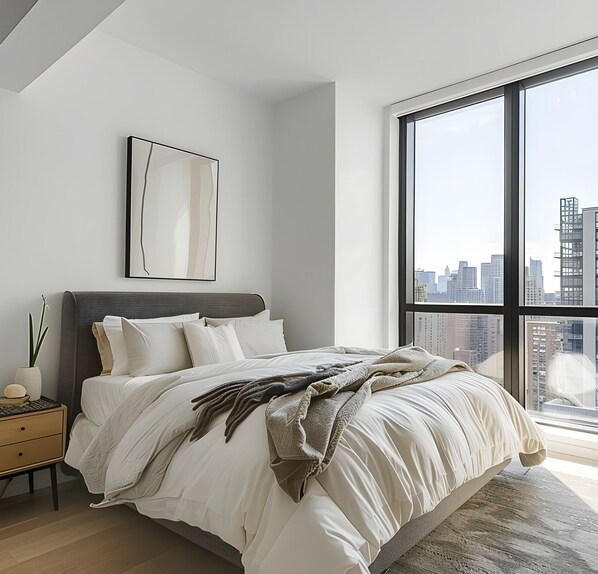 2 habitaciones, tabla de planchar con plancha y wifi gratis