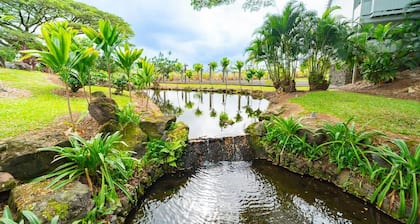 Studio in Hilo Center with Pool and Lake Views