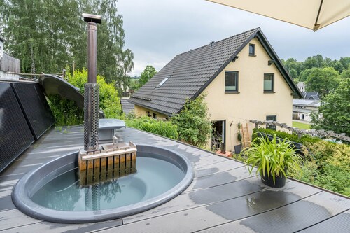 Einzimmerapartment 'Ferienwohnung Erzgebirge' mit privatem Garten und WLAN