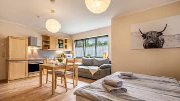 Bügeleisen/Bügelbrett, kostenloses WLAN, Bettwäsche, Rollstuhlgeeignet