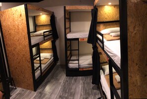 Basic Shared Dormitory, Mixed Dorm, Non Smoking | Pillowtop beds, laptop workspace, free WiFi, bed sheets