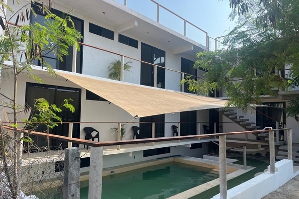 Voorkant van accommodatie