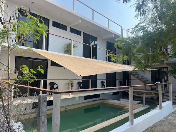 Front of property - El Paraíso de Maria (Santa María Tonameca)