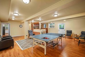 Game room - Unparalleled Beach Experience, Private Setting as Converted Schoolhouse, Fire-pit, Gazebo, Games (Nehalem)