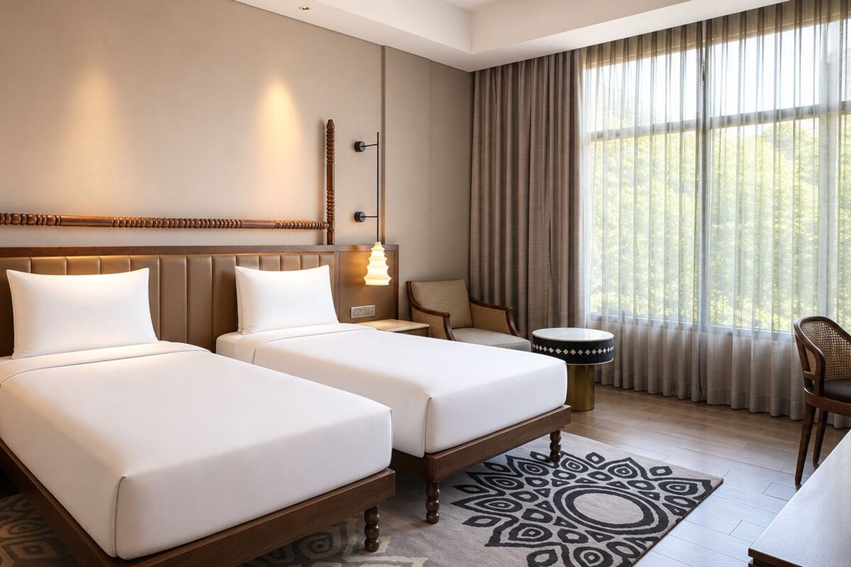 Chambre Supérieure avec lits jumeaux | Vue de la chambre
