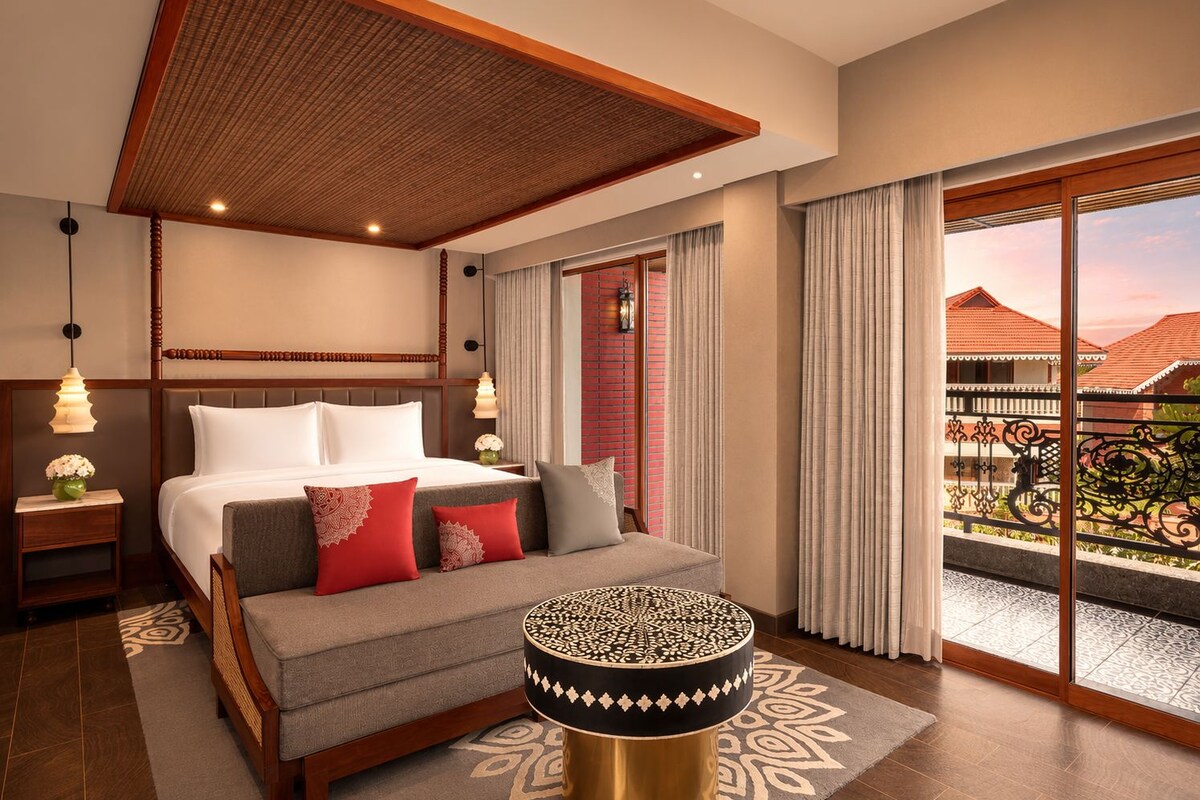 Chambre Deluxe, balcon, vue jardin