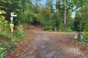 Property grounds - Apartment 'Kaffeehof 3 - 4 Einzelbetten' with Private Terrace and Balcony (Bad Liebenzell)