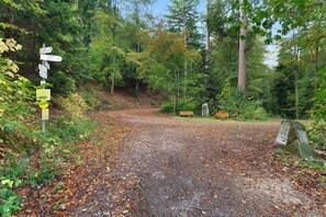 Property grounds - Apartment 'Kaffeehof 3 - 4 Einzelbetten' with Private Terrace and Balcony (Bad Liebenzell)