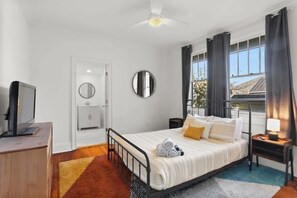 3 bedrooms, iron/ironing board, travel cot, WiFi