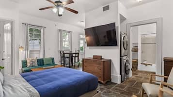 2 bedrooms, iron/ironing board, travel crib, WiFi