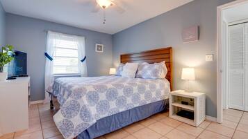 3 bedrooms, internet, bed sheets