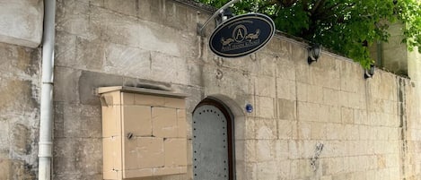 Entrada de l'allotjament